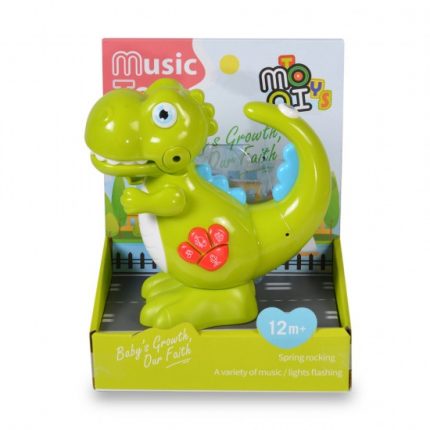 Μουσικός Δεινόσαυρος με Φώτα K999-143 3800146220587 - Moni Toys