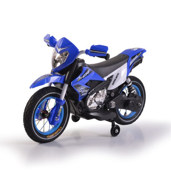 Παιδική Ηλεκτροκίνητη Μηχανή 6V BO Super Moto Blue FB-6186 3800146213657