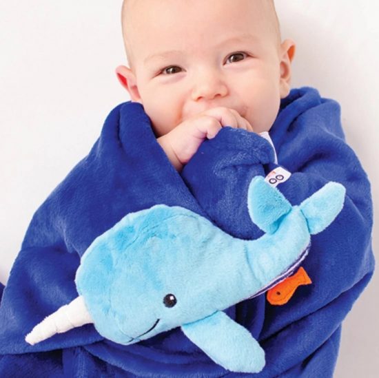 Stroller Blanket – Whale Buddy (68,5x100cm) - Zoocchini