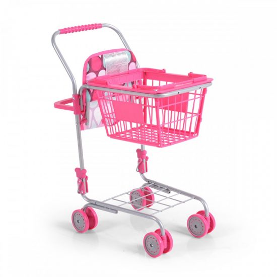 Καρότσι Supermarket Κούκλας με Κάθισμα Shopping Cart 9328D 3800146268244 - Moni Toys