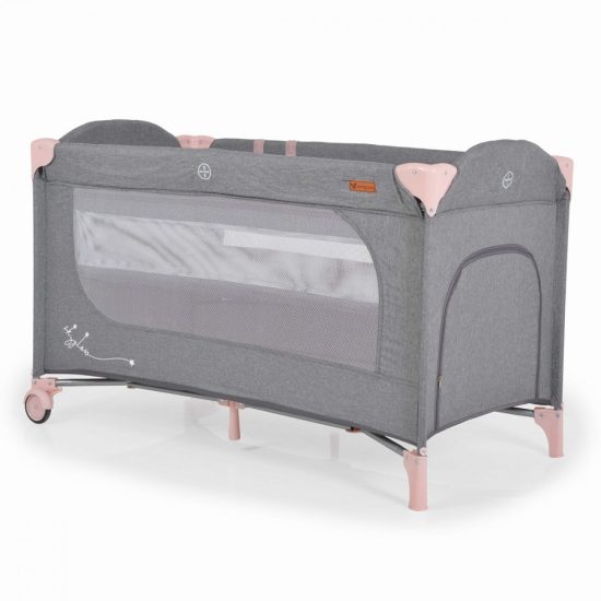 Cangaroo Παρκοκρέβατο 2 Επιπέδων Playpen Skyglow 2 Pink 3800146248956