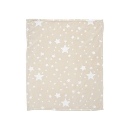 Lorelli Βρεφική Κουβέρτα Αγκαλιάς Coral (85x100cm) Beige with Stars 10340032401