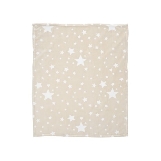 Lorelli Βρεφική Κουβέρτα Αγκαλιάς Coral (85x100cm) Beige with Stars 10340032401