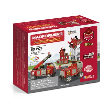 Μαγνητικά Τουβλάκια Κατασκευών Amazing Rescue Set 50 τμχ 64.057# 3+, MagFormers