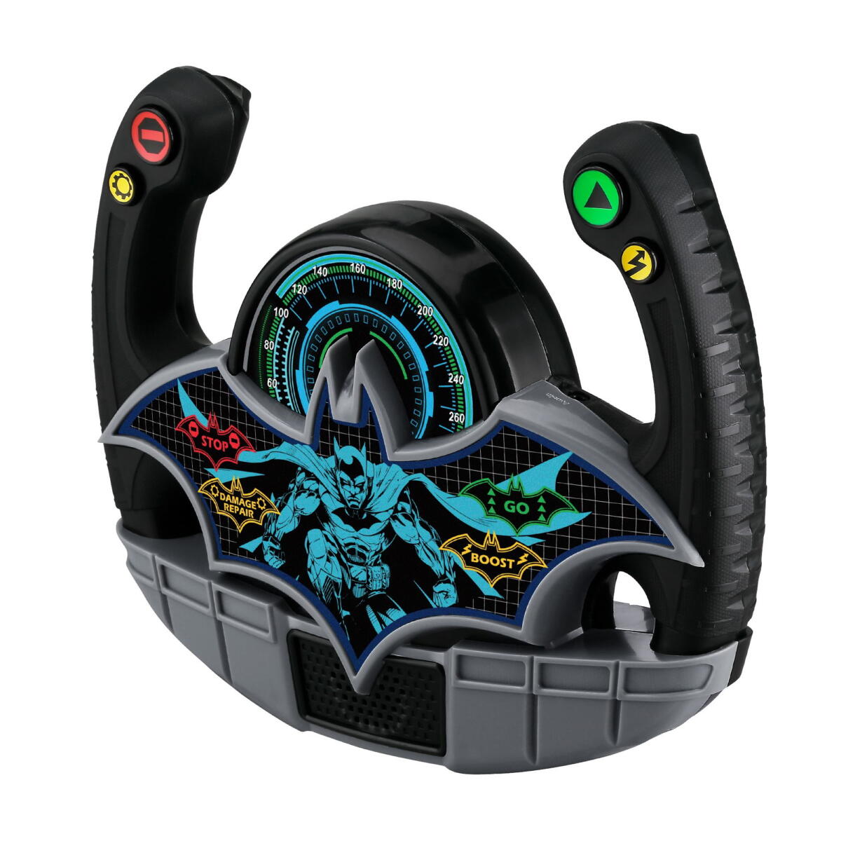 Batman Batmobile Toy Steering Wheel Φουτουριστικό Τιμόνι Batmobile για  Παιδιά με Ενσωματωμένα Sound Effects (BM-157) (Μαύρο/Γκρι) – Ekids | La Vie  en Rose