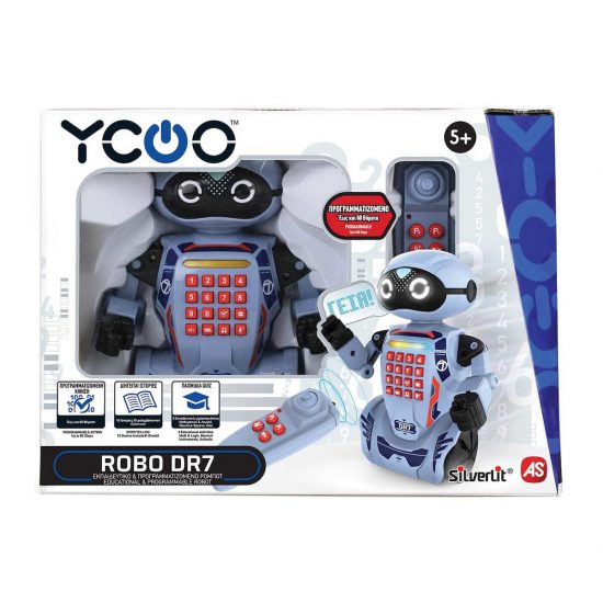 Silverlit Ycoo Robo DR7 Τηλεκατευθυνόμενο Ρομπότ - Μιλάει Ελληνικά 5+ - As Company