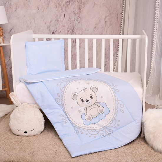 Lorelli Σετ Προίκα Μωρού COSY 3 τμχ Ranforce Little Bear Blue 10420015901