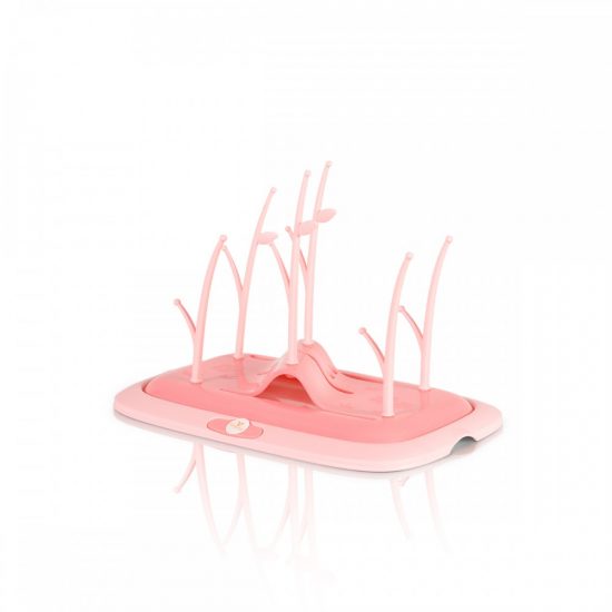 Cangaroo Στεγνωτήρας Μπιμπερό και Θηλών Bottle Drying Rack Coral Pink 3800146264628