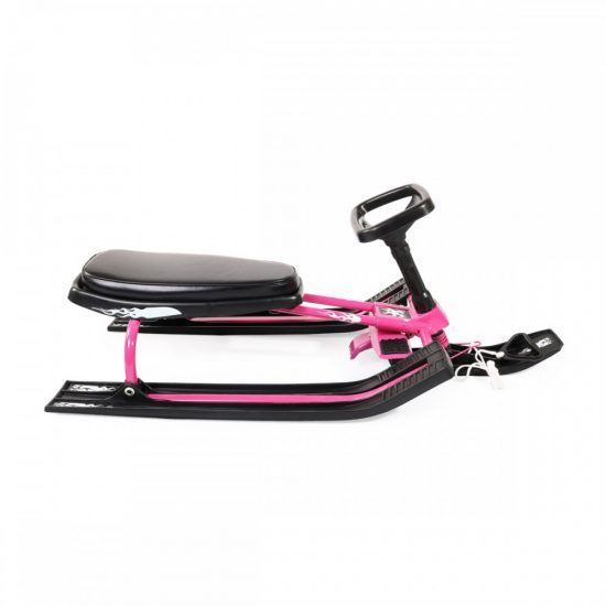 Moni Σιδερένιο Έλκηθρο Με Φρένο και Τιμόνι Sledge Snowy Fuchsia 3800146225254