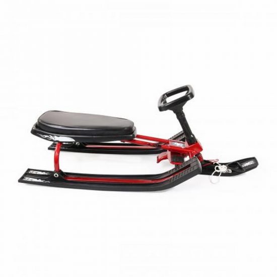 Moni Σιδερένιο Έλκηθρο Με Φρένο και Τιμόνι Sledge Snowy Red 3800146255510