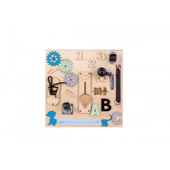 Ξύλινος Εκπαιδευτικός Πίνακας Wooden Manual Board Small MT05 3800146223274 - Moni Toys