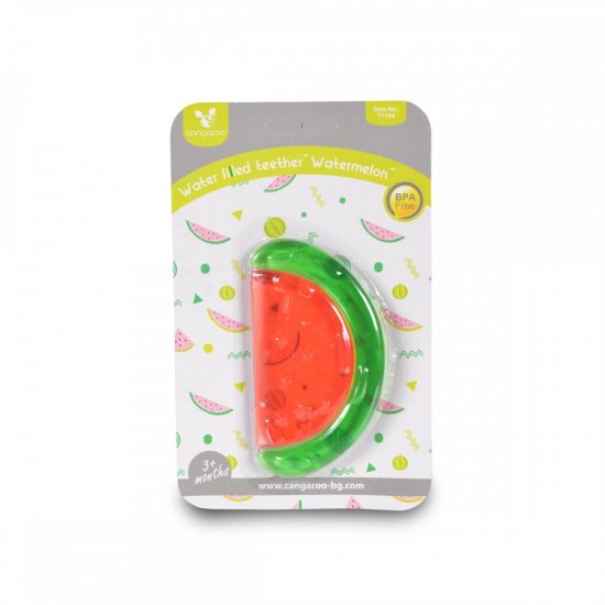 Μασητικό Οδοντοφυΐας Καρπούζι με Νερό Water Filled Teether Watermelon T1184 3800146259853 3m+ - Cangaroo