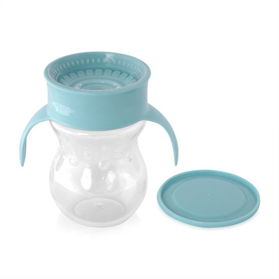 Εκπαιδευτικό Ποτηράκι με Λαβές 360° Non-Spill Cup Blue 270ml 12m+ 10230540001