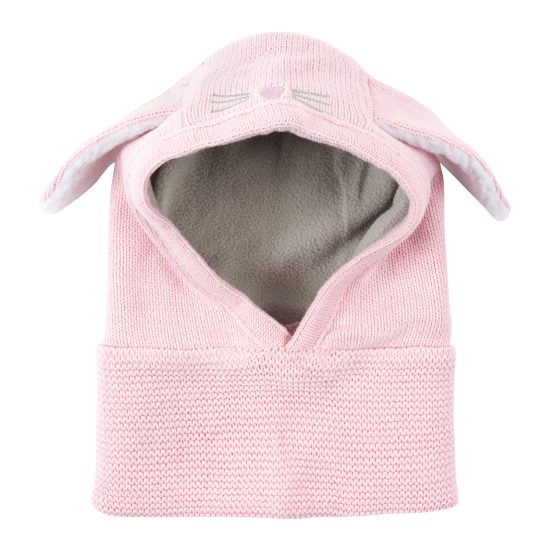 Σκουφάκι Balaclava Balaclava Beatrix the Bunny (12-24m) Ροζ - Zoocchini