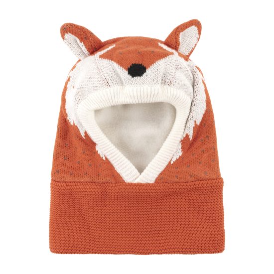 Σκουφάκι Balaclava Fox (12-24m) Πορτοκαλί - Zoocchini