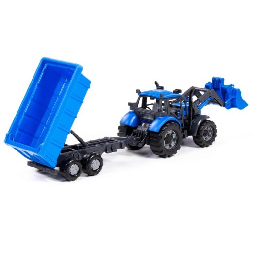 Φορτωτής Friction Powered Loader with Dump Trailer 4810344091833 3+ - Polesie