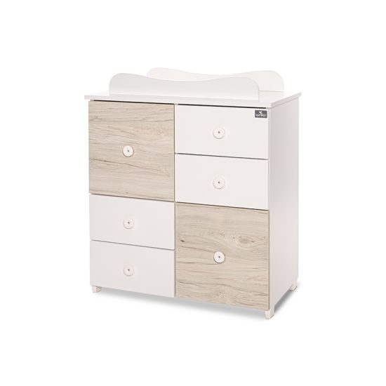 Lorelli Συρταριέρα Cupboard New White and Light Oak 10170110045A