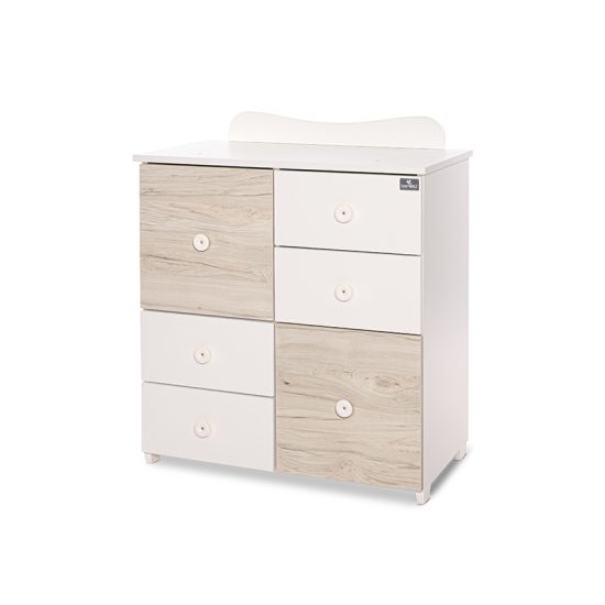 Lorelli Συρταριέρα Cupboard New White and Light Oak 10170110045A