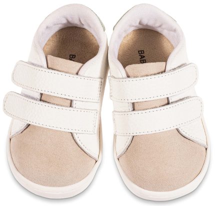 Babywalker Βαπτιστικό Παπουτσάκι για Αγόρι Πρώτα Βήματα Τρίχρωμο Σνίκερ Λευκό-Μπεζ-Μέντα PRI2113