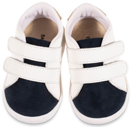 Babywalker Βαπτιστικό Παπουτσάκι για Αγόρι Πρώτα Βήματα Τρίχρωμο Σνίκερ Λευκό-Μπλε-Μπεζ PRI2113