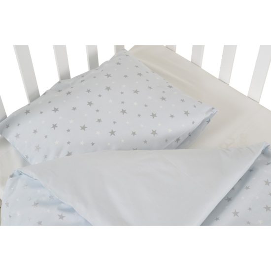 Σετ Σεντόνια Κούνιας 3τμχ 120x60 NOOK Blue Stars - Hugzzz