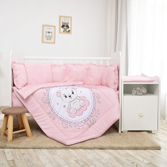 Lorelli Σετ Προίκα Μωρού TREND 6τμχ Little Bear Pink 20800055902