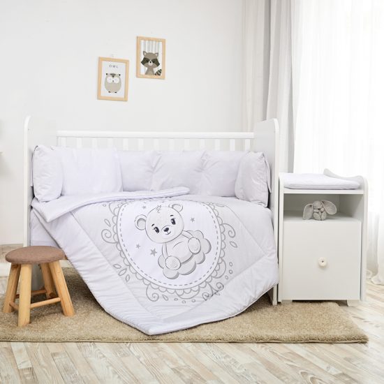 Lorelli Σετ Προίκα Μωρού TREND 6τμχ Little Bear Grey 20800055903