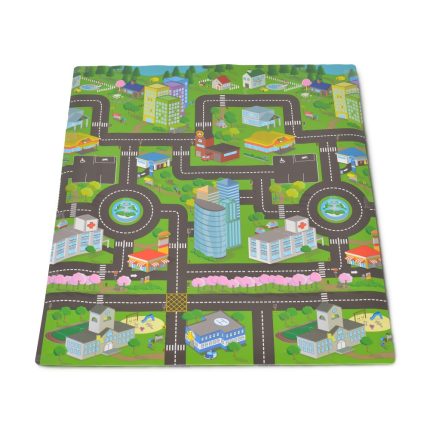 Moni Toys Χαλάκι Δραστηριοτήτων Αναδιπλούμενο Ρολό 100×120εκ City Map Small 3016R(S) 3801005600335