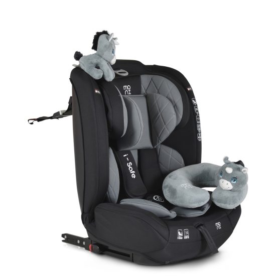 Moni Κάθισμα Αυτοκινήτου Isafe Grey Isofix 76-150cm 3801005151561