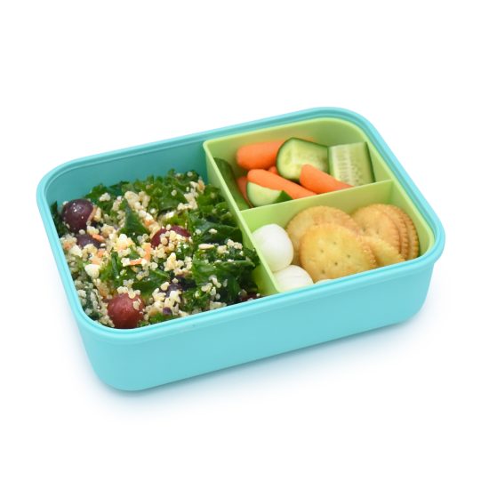 Melii Bento 3 θέσεων Lime-Mint-Blue 1250ml