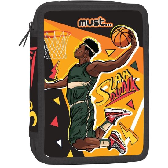 Κασετίνα Διπλή Γεμάτη Must Slam Dunk (15x21x5εκ) 5205698660726