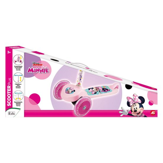 AS Παιδικό Scooter Plus Με 3 Ρόδες Disney Minnie 3+ - AS Company