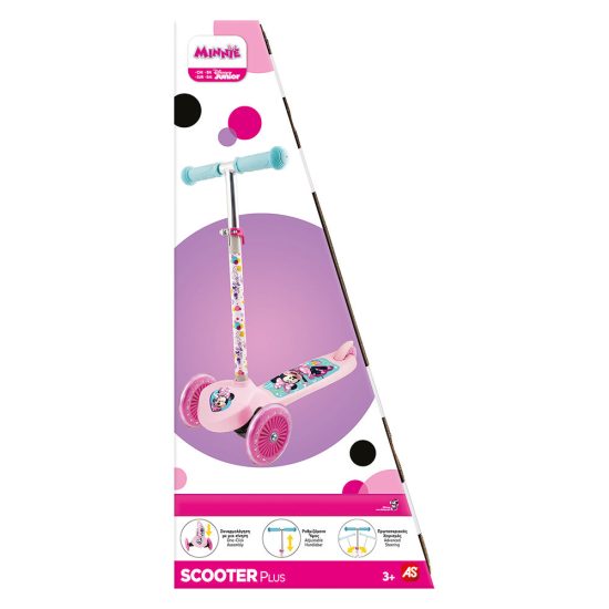 AS Παιδικό Scooter Plus Με 3 Ρόδες Disney Minnie 3+ - AS Company