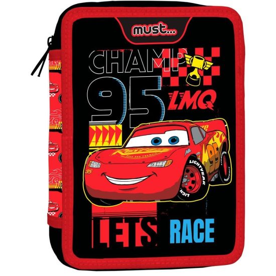 Κασετίνα Διπλή Γεμάτη Disney Cars Lets Race Must (15x21x5εκ) 5205698665875