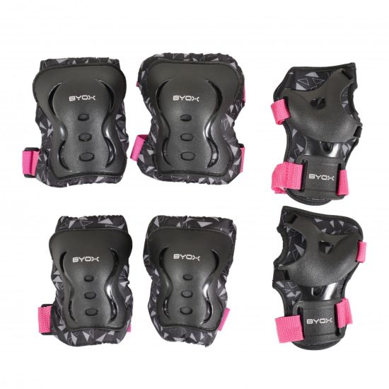 Σετ Παιδικά Προστατευτικά Protectors Dazzle Pink M (25-50kg) 3800146228903 - Byox