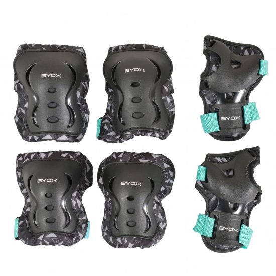 Σετ Παιδικά Προστατευτικά Protectors Dazzle Turquoise M (25-50kg) 3800146228927 - Byox