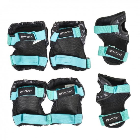 Σετ Παιδικά Προστατευτικά Protectors Dazzle Turquoise M (25-50kg) 3800146228927 - Byox