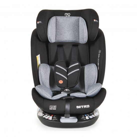 Moni Κάθισμα Αυτοκινήτου Nitro Grey Isofix 40-150cm 3801005152131