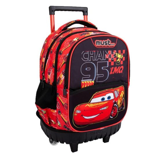 Σχολική Τσάντα Τρόλεϊ Δημοτικού 3 Θήκες Disney Cars Lets Race Must (34x20x44εκ) 5205698654626