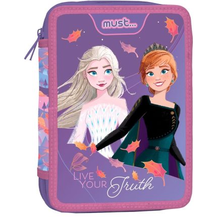 Σχολική Κασετίνα Διπλή Γεμάτη Disney Frozen Live Your Truth Must (15x5x21εκ) 5205698665752