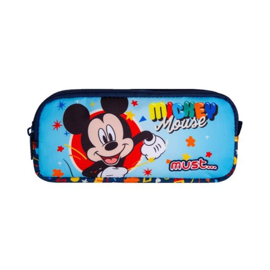 Σχολική Κασετίνα Βαρελάκι 2 Θήκες Disney Mickey Mouse Must (21x6x9εκ) 5205698665516