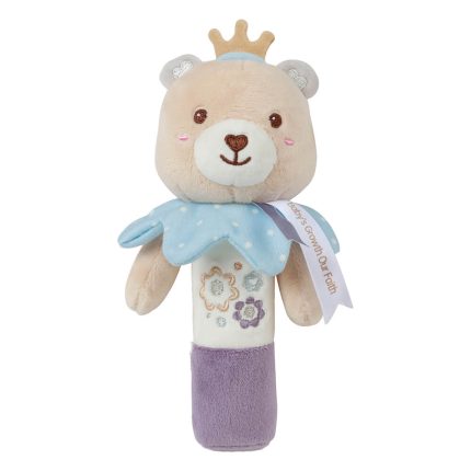 Μαλακή Κουδουνίστρα Teddy Flower Rattle 0m+ 60-104, Bebe Stars