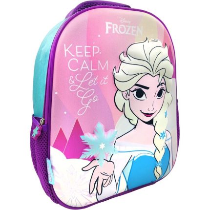 Σχολική Τσάντα Πλάτης Νηπίου 1 Θήκη Disney Frozen Keep Calm And Let It Go Must (26x10x32εκ) 5205698666056