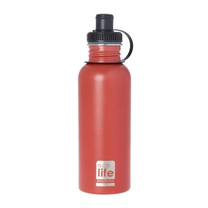 Παγούρι Μεταλλικό Ανοξείδωτο Coral (Matte) 600ml 5208009001881 - Ecolife