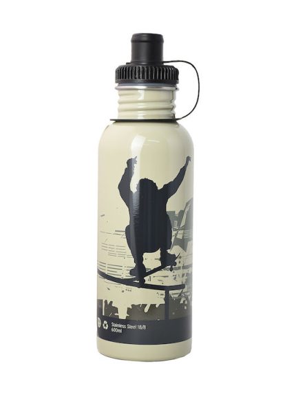 Παγούρι Μεταλλικό Ανοξείδωτο Skate 600ml - Ecolife