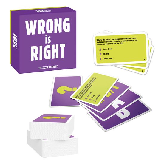 AS Games Επιτραπέζιο Παιχνίδι Gift Games Wrong Is Right 15+ 1040-24801