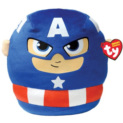 Λούτρινο Captain America 38εκ TY Squishy Beanies 1607-39355