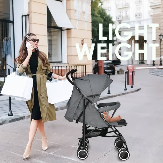 Καρότσι Buggy Light Grey 170-186, Bebe Stars