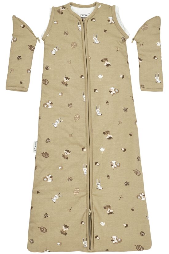 Meyco Baby Animal Υπνόσακος 4 εποχές Beige (6 μηνών – 3 ετών)