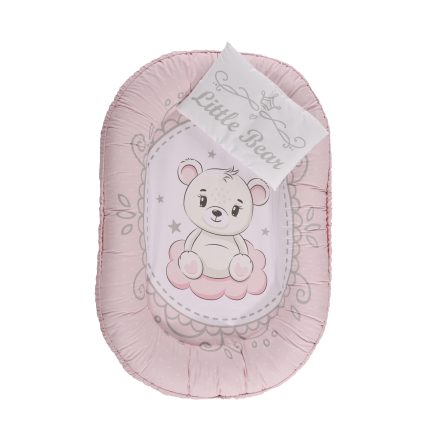 Lorelli Μαξιλάρι Θηλασμού Και Φωλιά Ύπνου 92x58cm Ranforce Little Bear Pink 20030255902